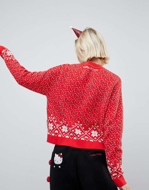 Hello Kitty X ASOS Dabbing Christmas Jumper