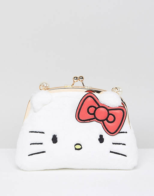 Hello Kitty X ASOS Faux Fur Crossbody Bag