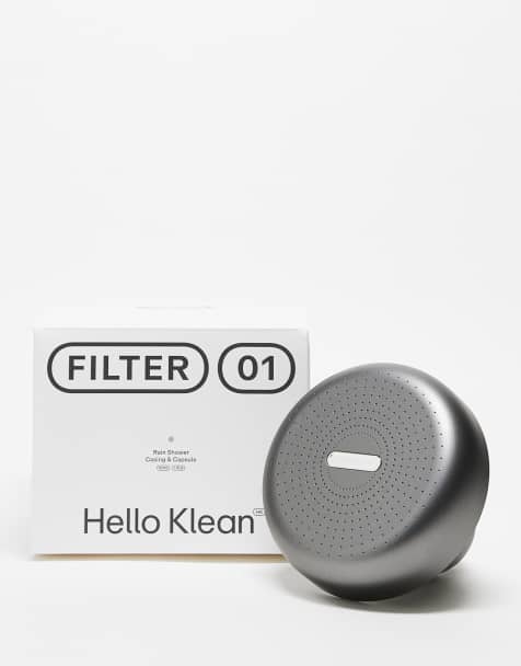 Hello Klean – Chrome Rain – Mörkgrått duschmunstycke - view 1