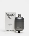 [Hello Klean] Hello Klean Shower Filter in Chrome-Grey No Size CHARCOAL
