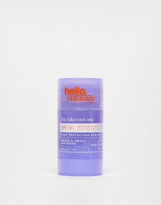 Hello Sunday - SPF30 The Take-Out One Invisible Sun Stick - Sonnenschutzstift, 30 g-Keine Farbe