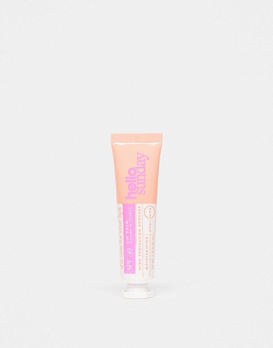 Hello Sunday SPF50 The One For Your Lips Fragrance Free Lip Balm 15ml-No colour