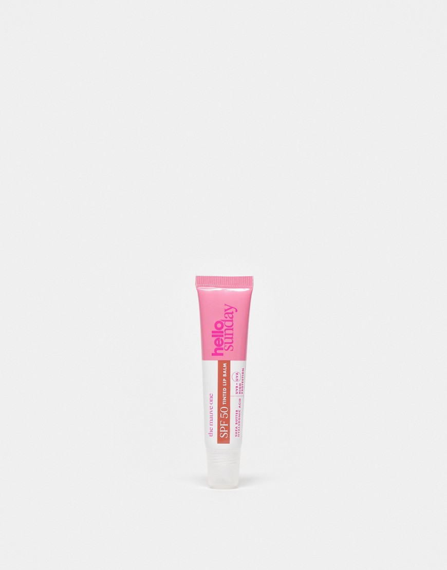 Hello Sunday SPF50 Tinted Lip Balm 15ml - The Mauve One-No colour