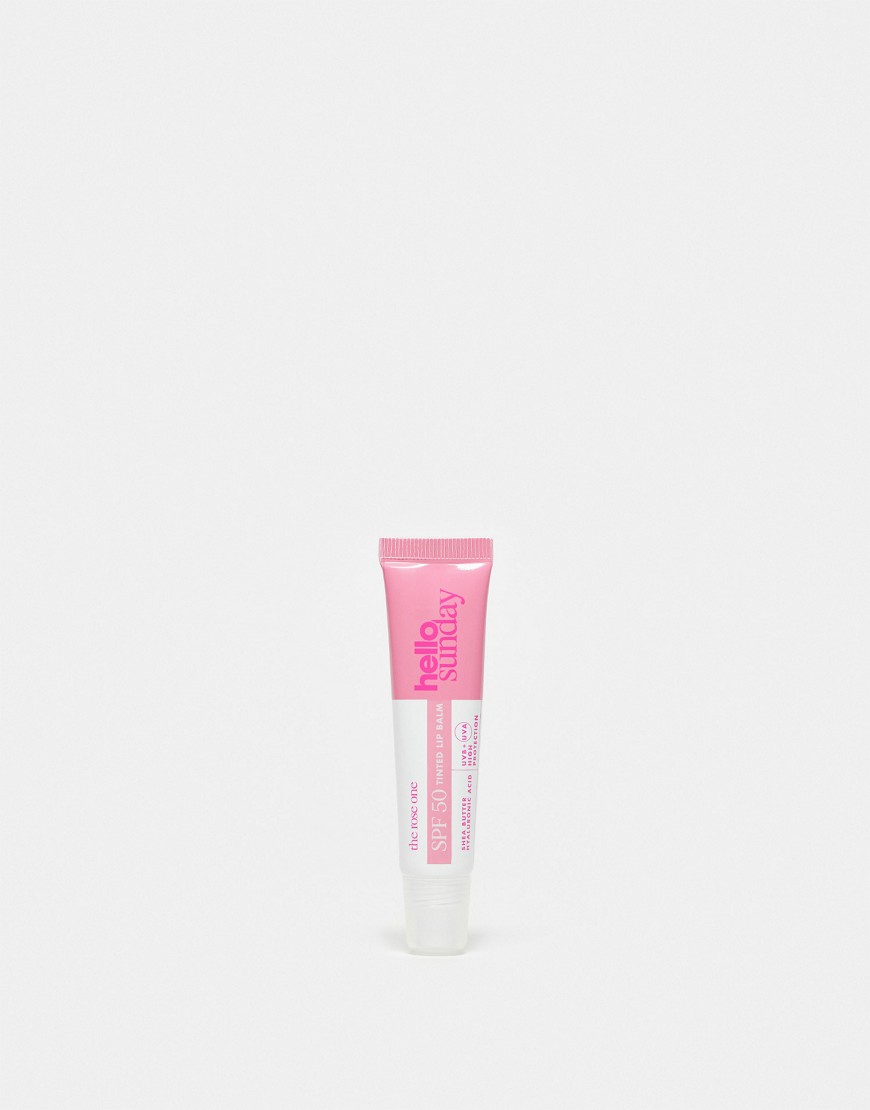 Hello Sunday SPF50 Tinted Lip Balm 15ml - The Rose One-No colour