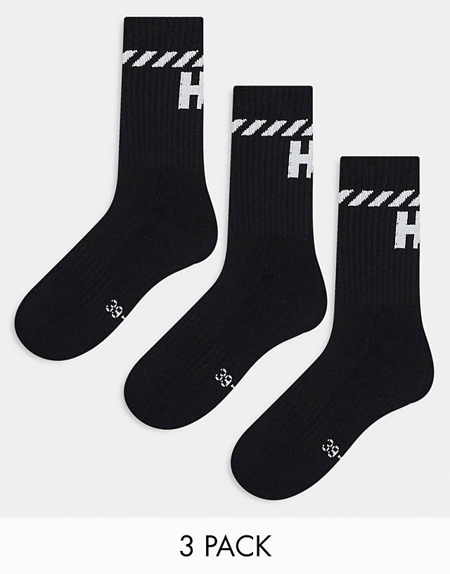 Helly Hansen - 3 pack sport socks in black