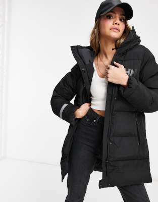 Helly Hansen Adore puffer parka jacket in black