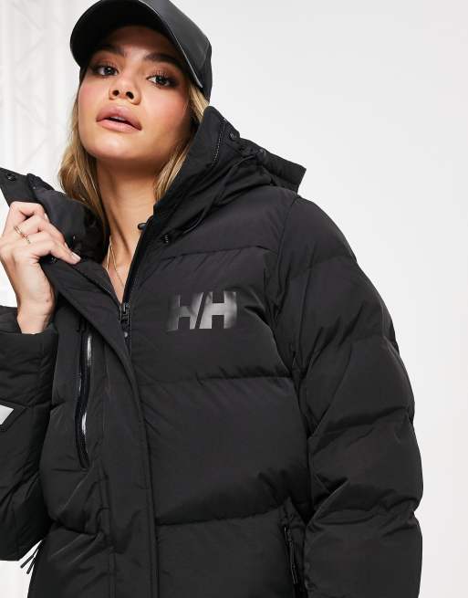 Helly Hansen Adore puffer parka jacket in black