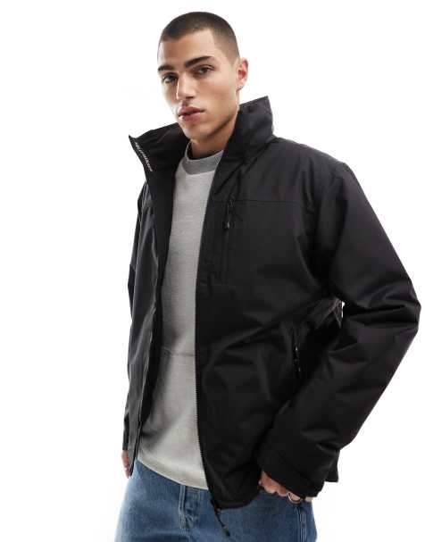 Helly Hansen Crew hooded midlayer sailing jacket 2.1 in black - view 1