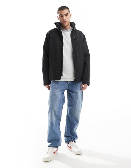 Helly Hansen Crew hooded midlayer sailing jacket 2.1 in black