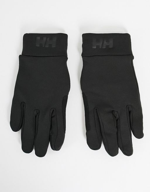 Helly Hansen – Czarne rękawiczki do ekranów dotykowych