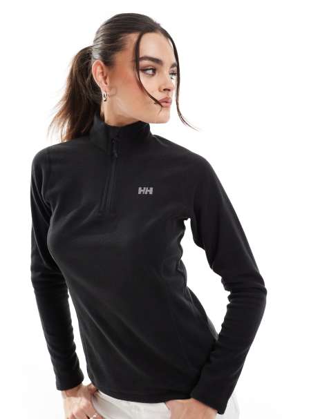 Helly Hansen Daybreaker 1/2 zip fleece in black - view 1