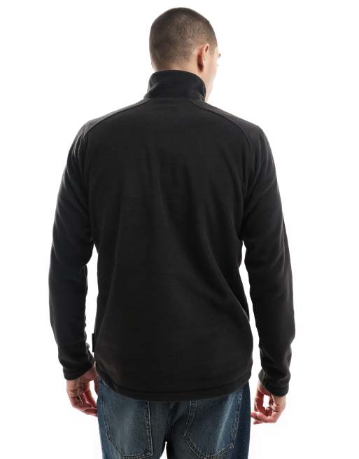 Helly Hansen Daybreaker 1/2 zip fleece in black, 4 of 4