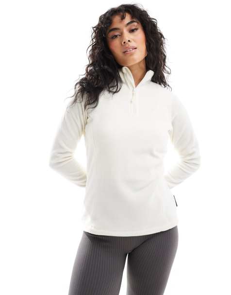 Helly Hansen Daybreaker 1/2 zip fleece in white - view 1