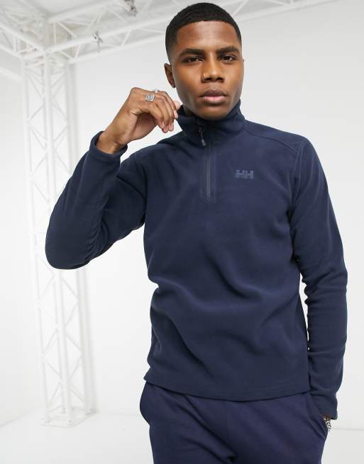 Helly Hansen Daybreaker 1 4 zip fleece in navy ASOS