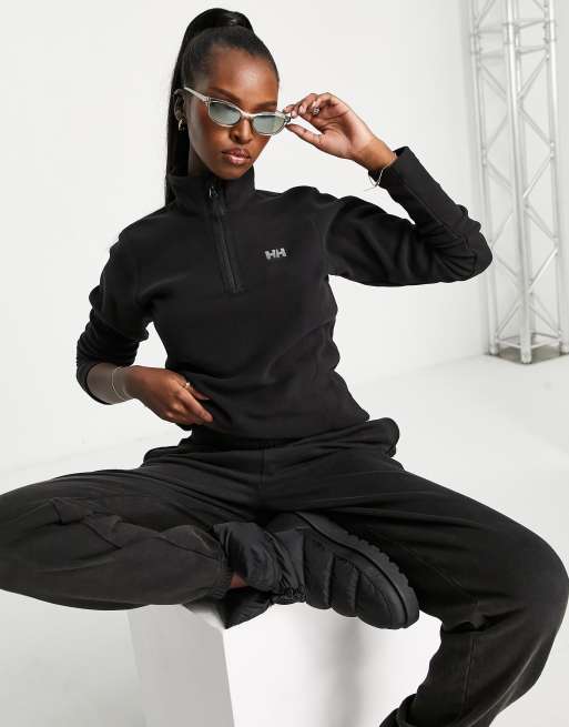Helly Hansen - Daybreaker - Sort fleece med 1/4-lynlås