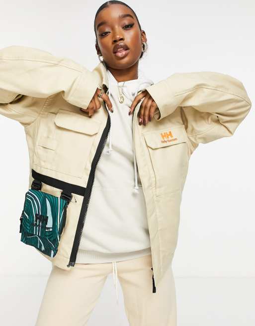 Helly Hansen Heritage unisex Carpenter jacket in khaki ASOS