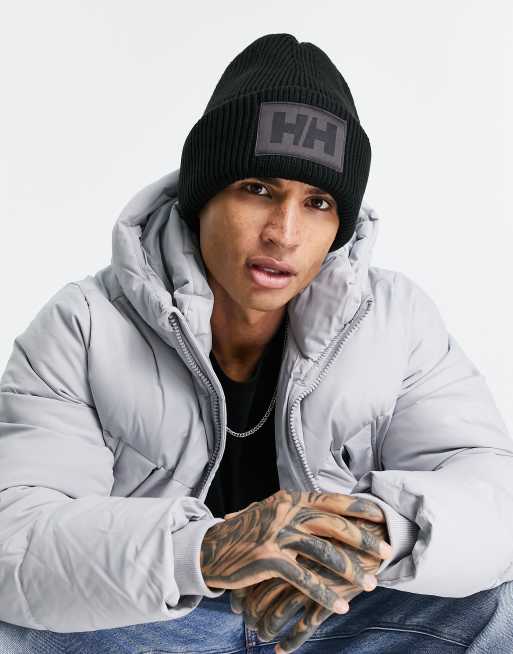 Helly Hansen HH Box beanie in black ASOS