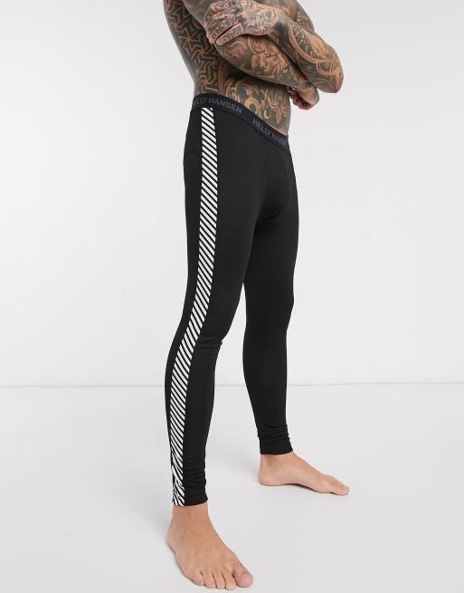 Helly Hansen HH Lifa base layer pants in black stripe ASOS