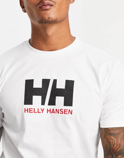 Helly Hansen Men's HH Logo T-Shirt, 001 White, Small