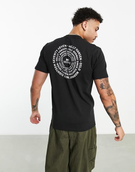 Helly Hansen - Move - T-shirt met print op de achterkant in zwart