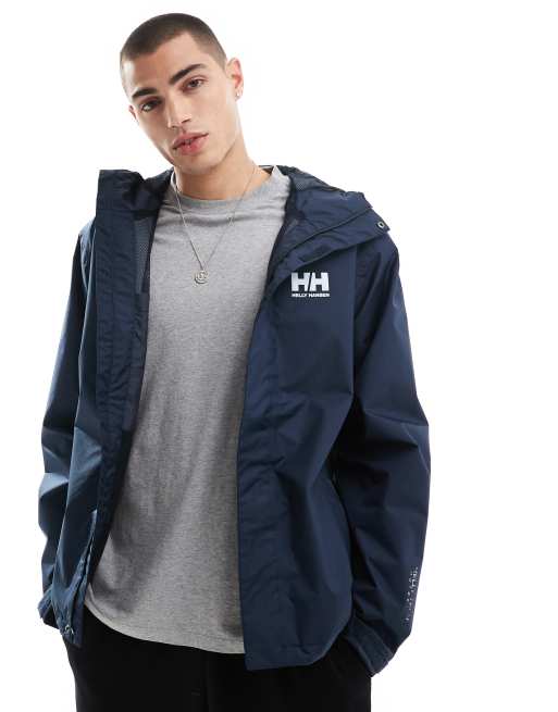 Helly Hansen Seven j rain jacket in navy