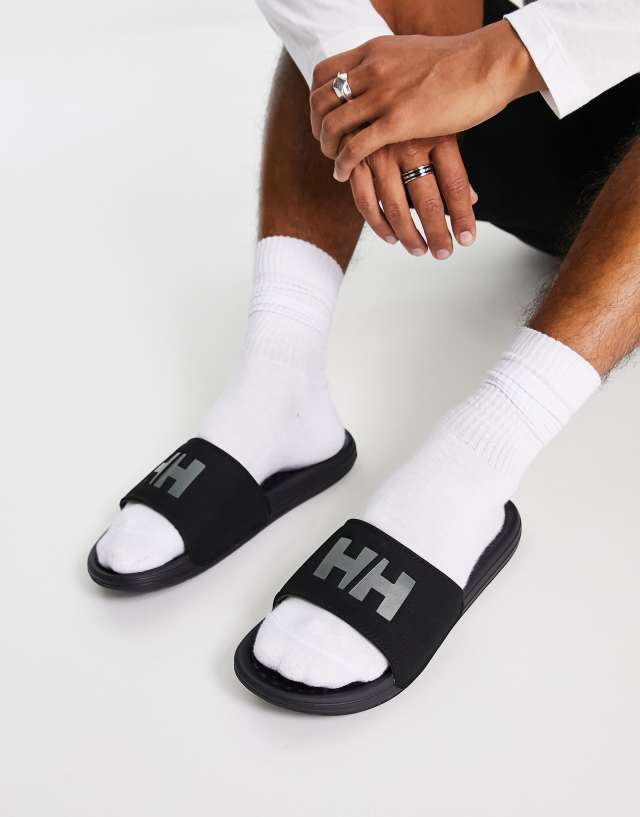 Helly Hansen sliders in black