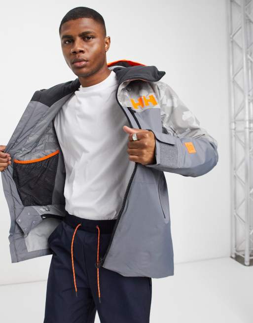 Helly hansen cheap grey ski jacket