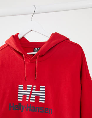 helly hansen red hoodie