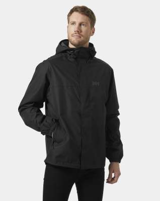 Helly Hansen Vancouver Rain Jacket In Black
