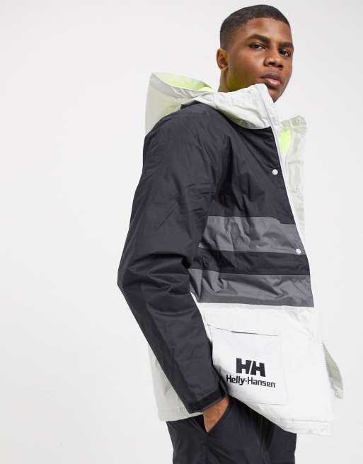 Helly Hansen young urban INS rain jacket in black | ASOS