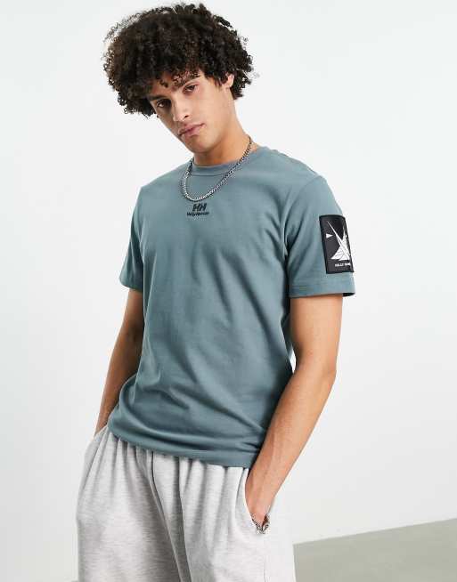 Helly Hansen – YU – Grå t-shirt med lapp