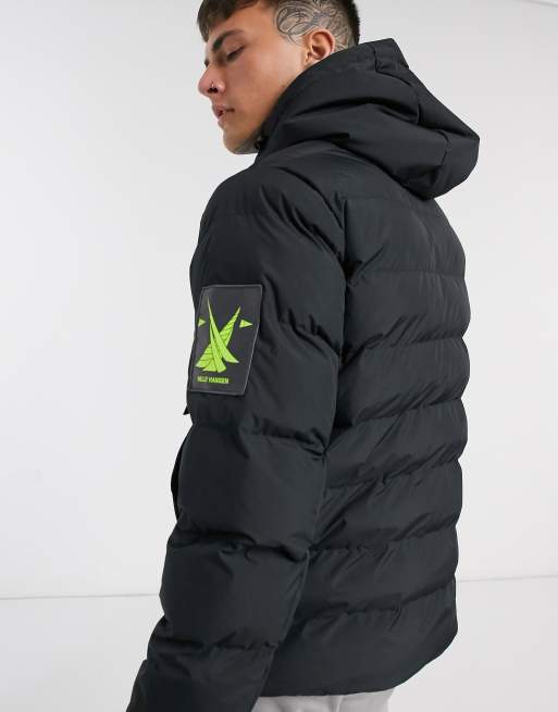 Helly Hansen Yu overhead puffer anorak in black