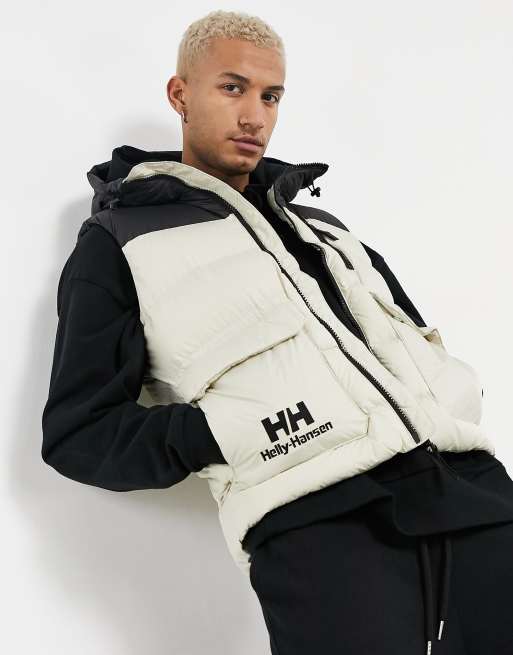 Helly Hansen YU puffer vest in white ASOS