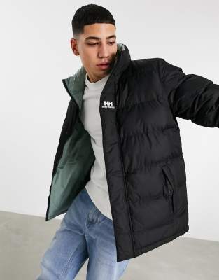 Aanval Beeldhouwwerk schade Helly Hansen Yu reversible puffer jacket in black | ASOS