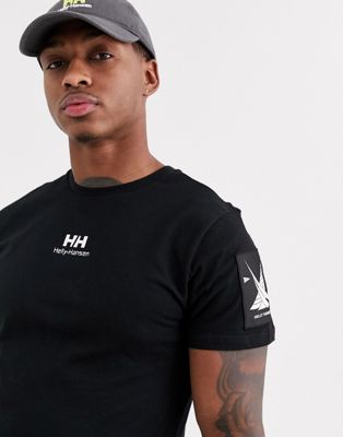 Helly Hansen - Yu - T-shirt met logo in zwart