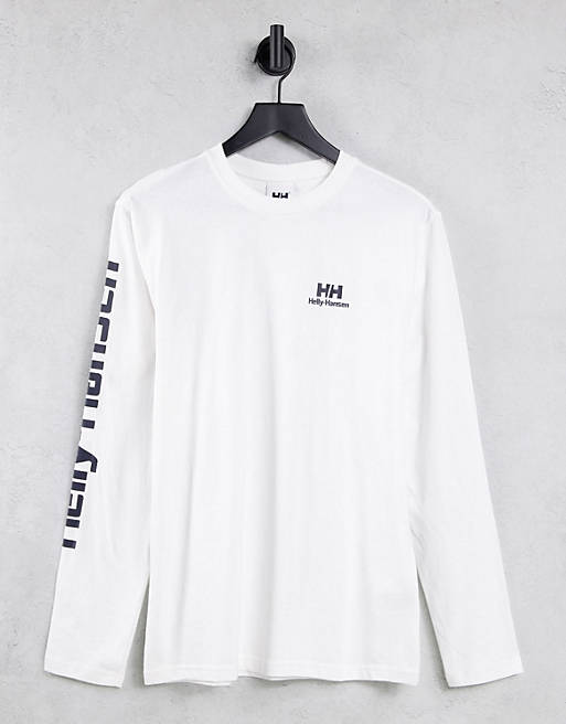  Helly Hansen YU20 long sleeve t-shirt in white 