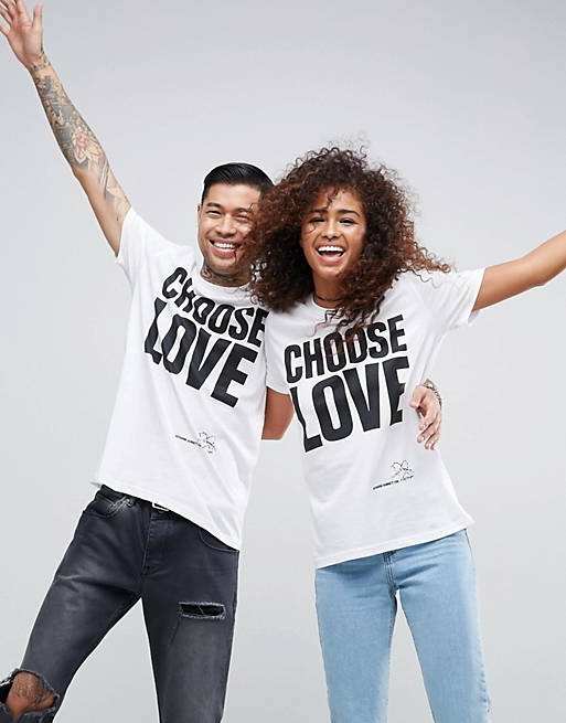 Help Refugees Choose Love T-Shirt In White