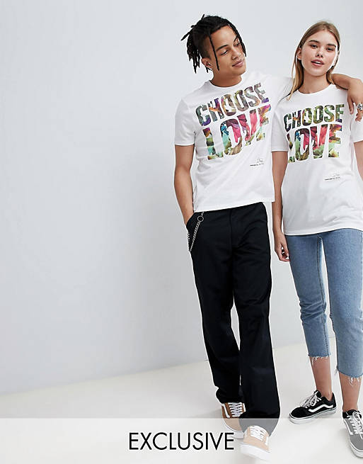 Help Refugees Choose Love x Wilderness Festival organic cotton t-shirt