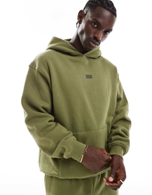 Hera collective oversized hoodie in olive green