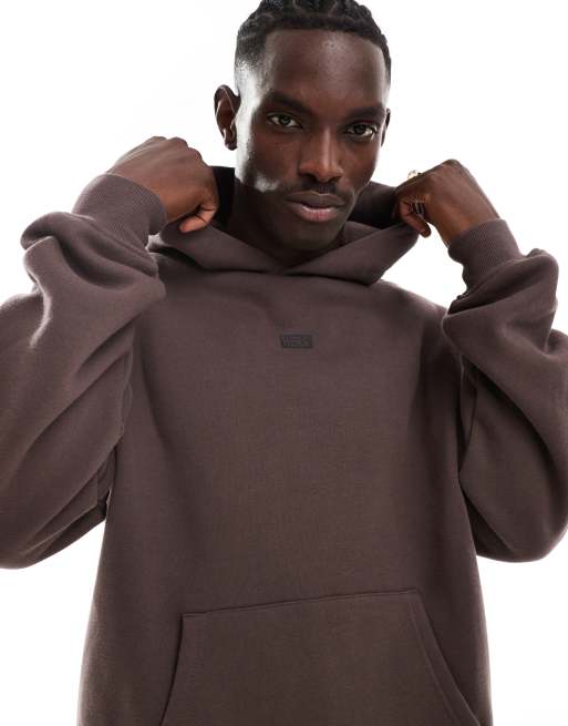Hera collective oversized hoodie in slate brown