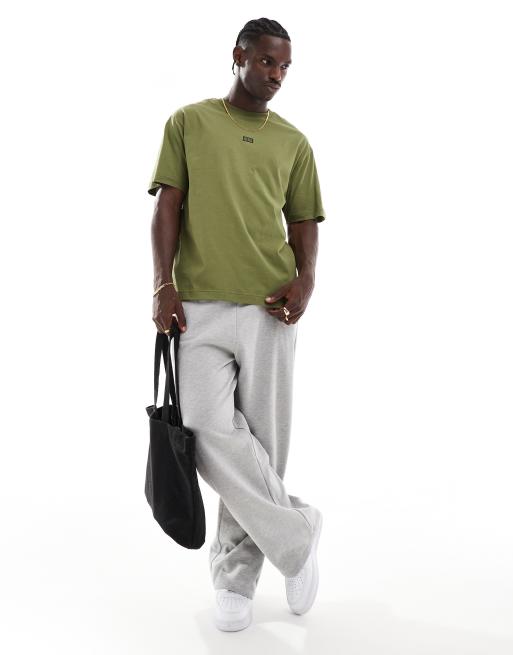Hera collective oversized t-shirt in olive green