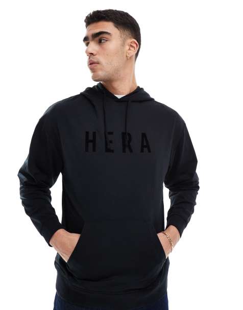 Hera focus hoodie in black - view 1