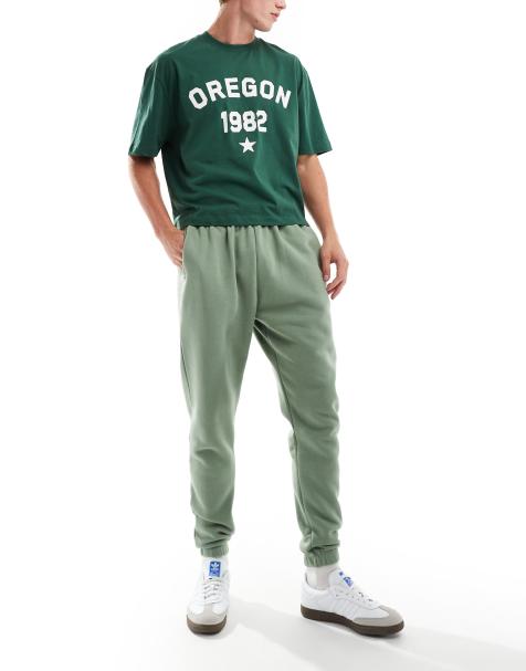 Hera label sweatpant in hedge green - view 1