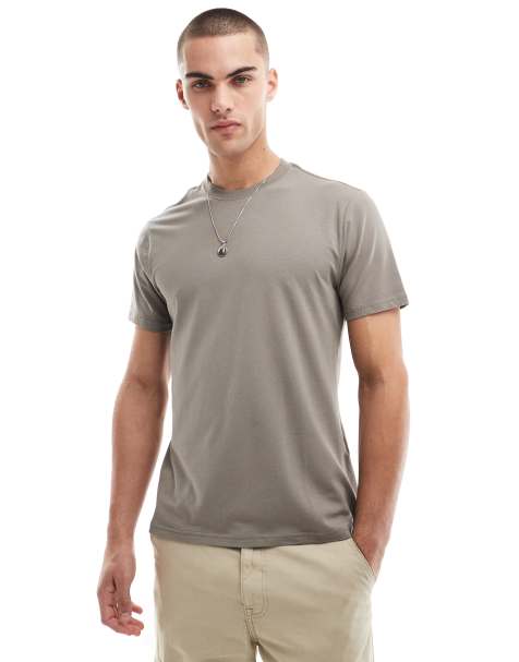 Hera luxe regular fit tshirt in marsh grey - view 1