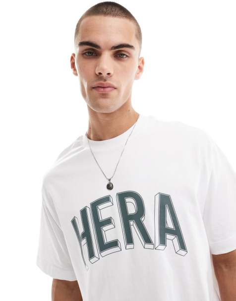 Hera Mens 365 oversized t-shirt in white - view 1
