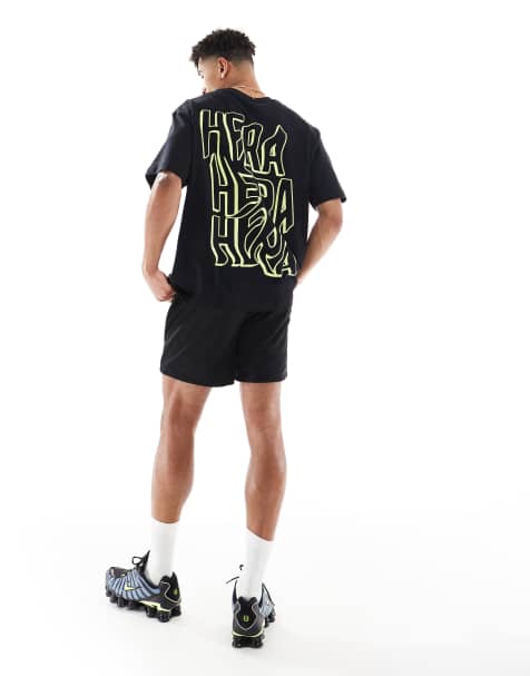 Hera Mens grafitti t-shirt in black - view 1