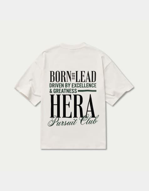 Hera Mens pursuit t-shirt in off white