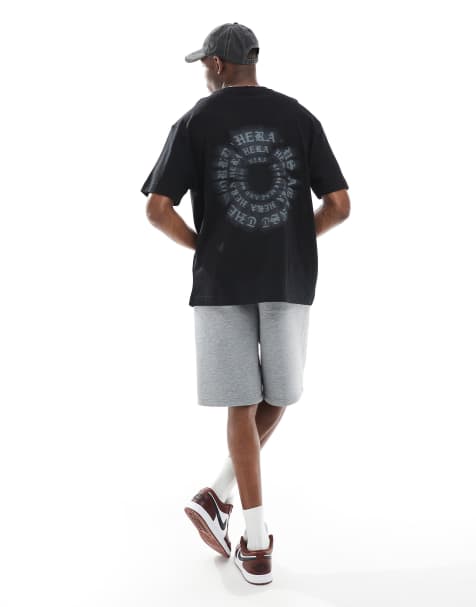 Hera Mens vortex t-shirt in black - view 1