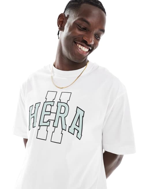 Hera varsity tshirt in white