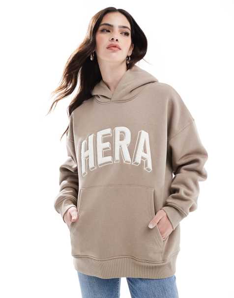 Hera Womens 365 hoodie in mocha - view 1